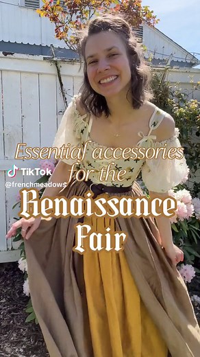 The top 4 accessories you need for your next Renaissance Faire! Leather Belt: this is the foundation for all your other accessories, and no good ren faire costume is complete without it. If you only have one accessory, let it be a belt — it completes an outfit on its own, but you’ll also need it for so many other accessories! Skirt hikes: these come in handy if your ren Faire is dusty or muddy, or if your skirts are just a little too long, but they also just work great for creating that instant 