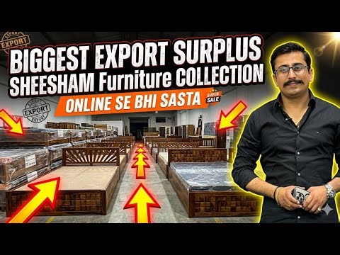 Export Surplus Sheesham Furniture Collection | Embassy Used Furniture #furniture #decor #sheesham