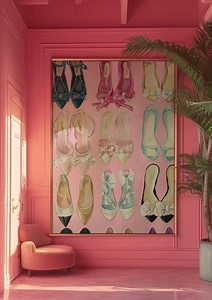 Vintage Heels Poster Vogue Prints Pink Wall Art Photography Prints Fashion Wall Art Above Bed Art Girly Wall Art Preppy Wall Art Dorm Prints - Etsy