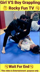 Girl VS Boy Grappling – Insane Choke Hold Finish🥱#shorts #kabbadi #jiujitsu #martialarts #nogi #mma