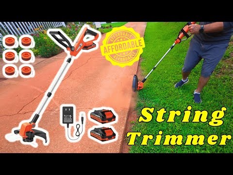 Cordless String Trimmer/Edger 20V - Testing/Review
