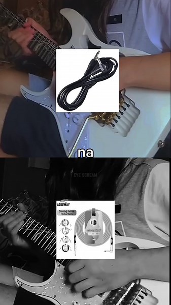 acouway guitar cable solid to guys check out nyo na #guitarcable #acouway #eyescream