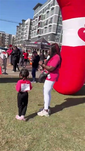 Crossing the finish line for Mae Mae ❤️