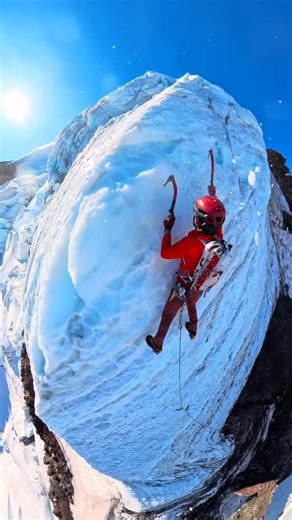 Skyline Mountain Guides on Instagram: "Come climb the North Ridge of Baker with us this Summer! This video is the hardest section of the whole route- perfect glacier ice. There’s a few different ways through the crux ice wall of the route: 1. Far left on the ridge crest. Our favorite way but not the easiest. Normally about 20 feet of vertical ice on the ridge, beautiful. 2. Center of the ice wall. Hardest way to go, normally 40 feet of vertical to overhanging ice. 3. Far right gully. This gully 