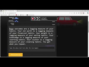TypeRacer Gameplay (I can type almost 100 WPM!)