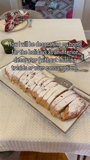 Don’t feel like you have to go out and buy all new things to decorate in the latest trend! Here’s what I’m doing this year: 1. First a big declutter. Then put away a lot of regular items that are used for year-round styling so I can bring out my holiday decorations and start with a fresh slate. 2. Supplementing my nice faux garland with fresh garland from the grocery store. It can be composted at the end of the season and smells a lot nicer. 3. Making my front door wreath with fresh stems and my