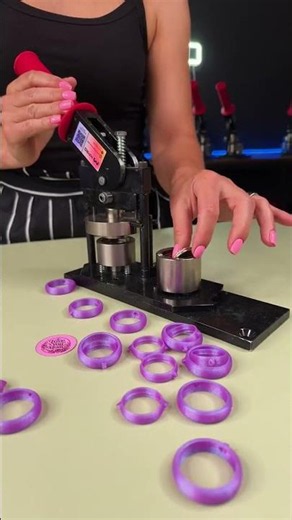 Custom 3D-printed supplies + MPRO 1.0" Manual Press = the perfect setup for creating custom pro
