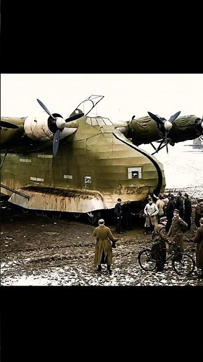 Messerschmitt Me 323 Gigant – The Largest WWII Aircraft #WW2 #HistoryShorts #MilitaryHistory