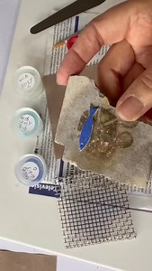 Here’s an enamelling tip >> if you’re layering different colours or types of enamel, you don’t need to get a glossy effect on each layer. I’ll torch fire my piece to ‘almost’ glossy for a 1st or 2nd layer, and torch fire to temperature so it goes glossy on the final layer TOP TIP >> whether you’re using a torch or a kiln, judging temperature has to be ‘by eye’ so please don’t fret about it when you’re starting out. I promise that YOU WILL master this with practise! Once you’ve grasped the basics