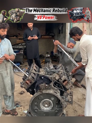Rebuilding a Massive V8 Diesel Truck Engine