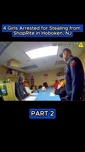 Part 2 - 4 Girls Arrested for Stealing from ShopRite in Hoboken, NJ #cops #bodycam #bodycamcops #crime #policeofficer