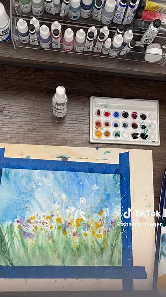 Spring Meadow tutorial by Ellen Crimi-Trent