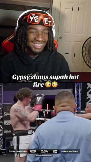 GYPSY VS SUPAH HOT FIRE GOT INTENSE 😳🔥 #boxing #adinross #supahhotfire #gypsy #therealgd