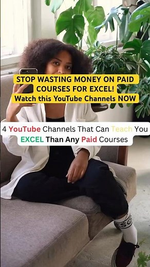 TOP YouTube Channels To Learn Excel from Beginner to Advanced Level for FREE