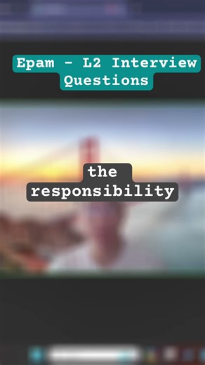 Java Interview Prep: EPAM 2nd Round Questions Explained! #shorts #javainterviewquestions #epam