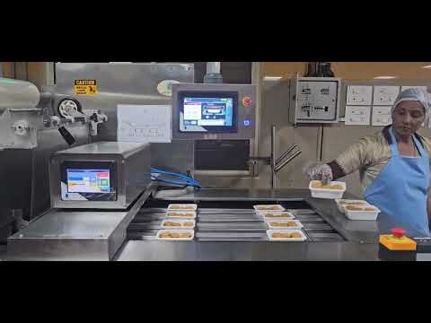 Continuous Tray Sealing Machine (Food Packaging)