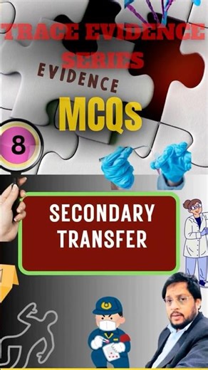 Can You Solve This CSI Question? Trace Evidence Quiz #8 Secondary Transfer Forensics #mcqquiz #csi
