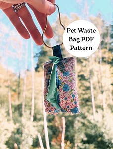 Dog Waste Bag Dispenser Pattern - Mini Pup Pouch PDF Sewing Pattern - Pet Sewing Pattern - Etsy Canada