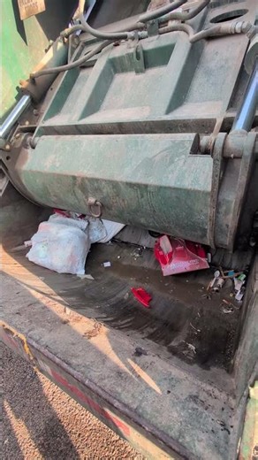 ASMR Garbage Truck Crushing Bissell Steam Cleaner 💥 Satisfying Plastic Crunch & Compactor Sounds