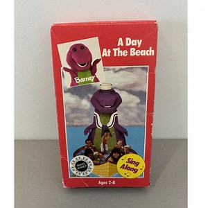 Barney A Day at the Beach VHS Tape 1988 Video Backyard Gang Friends Rare Songs | eBay