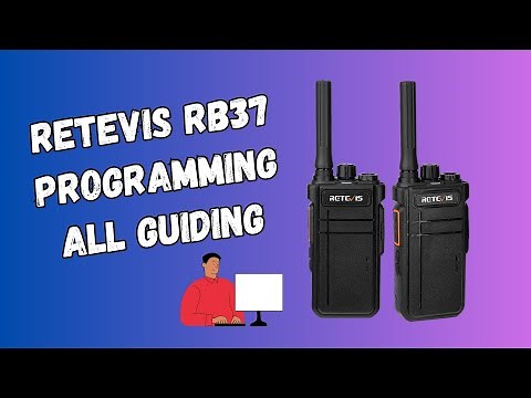 How to Programming on Retevis RB37 Walkie Talkie | Programming Guide