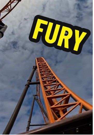 Fury Rollercoaster Front Row POV Experience