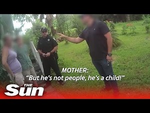 Moment gamer teen is arrested after threatening to shoot up his school online