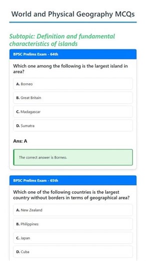 Definition and fundamental characteristics of islands