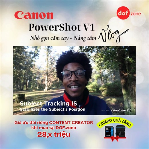 165 reactions |  Canon PowerShot V1 – Vũ khí tạo content mạnh mẽ cho...