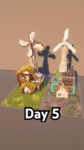 Same house, different time #minecraft #minecraftbuilding #minecraftbuilds #minecraftshorts #mc