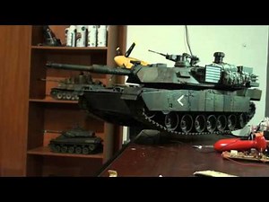 M1A2 Abrams 1/16 RC Tank ready for IR battle