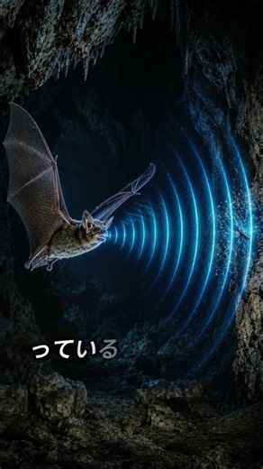 コウモリはどうやって暗闇を飛ぶの？