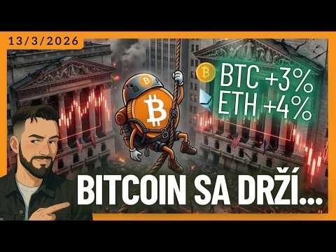 Bitcoin sa drží, hoci trhy padajú - Vystrelí po voľbách? #BTC #kryptoraňajky