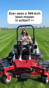 Ever seen a 144-inch lawn mower in action? 👀This Exmark Lazer Z Diesel with a 144-inch deck is an absolute unit. Built to mow massive properties fast — one pass, 12 feet wide. Would you drive this beast? | Green Industry Podcast with Paul Jamison