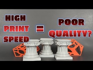 Does Increasing Print Speed Lead to Poor Quality in 3D Printing?