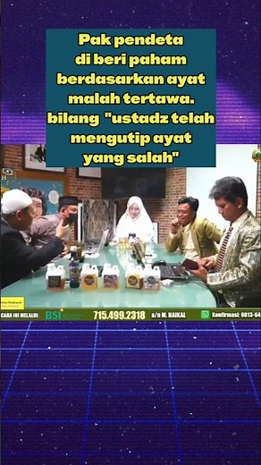 Pastor Kriston laughed when he was told by Ustadz Dio about the interfaith discussion #shorts