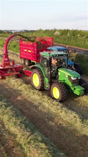 JF Silage Harvesting with Farm Equipment