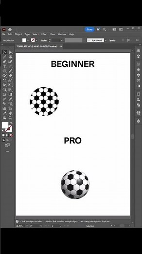 Adobe Illustrator Tips 2025 - How to Create Football Illustration #adobeillustrator