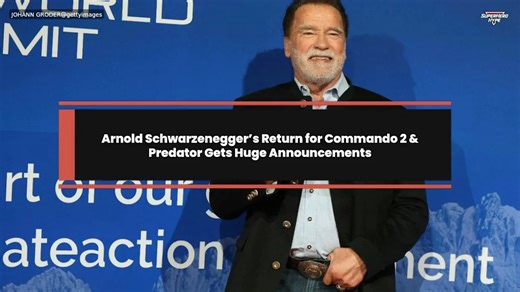 Arnold Schwarzenegger’s Return for Commando 2 & Predator Gets Huge Announcements