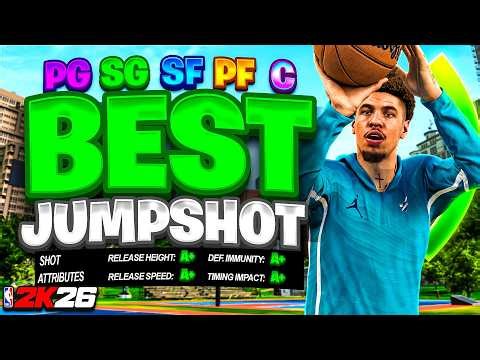 BEST JUMPSHOTS for ALL BUILDS & 3PT RATINGS in NBA 2K26! BIGGEST GREEN WINDOW - SEASON 6