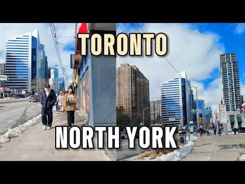 🇨🇦 North York Toronto 4K | Sheppard-Yonge to Parkview Ave Street Walk (March 2026)