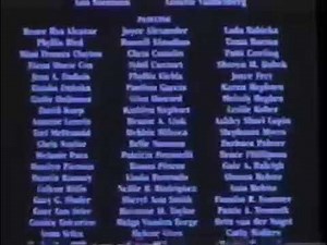 The Little Mermaid (1989) end credits (1990 VHS)