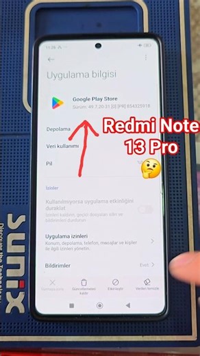 Xiaomi Redmi Note 13 Pro Google Play Store kayboldu, gözükmüyor.Nasıl geri getirilir 🫣