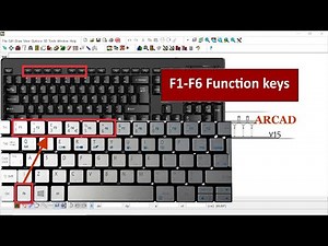 F1-F6 Function keys