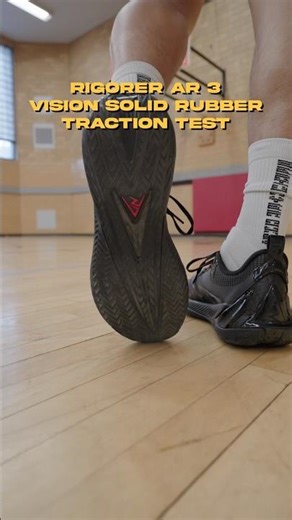 Rigorer AR 3 Vision Solid Rubber Traction Test 🛞 #rigorer #austinreaves #basketballshoes