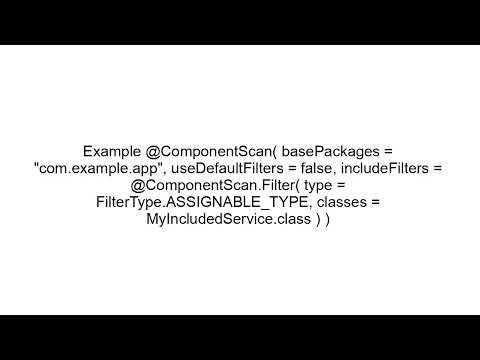 Exclude @Component from @ComponentScan in Spring Boot | excludeFilters Explained