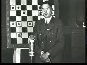 Alekhine VS Euwe , World Chess Championship(1935) RARE FOOTAGE!!