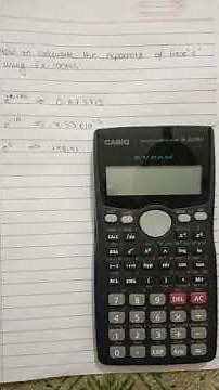 To calculate the exponents of base 'e' using fx-100MS
