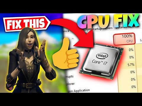 How To FIX 100% CPU Usage in Fortnite! Boost FPS, Fix Stuttering & FPS Drops! *WORKING METHOD*