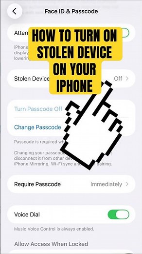 how to unable stolen device protection iPhone